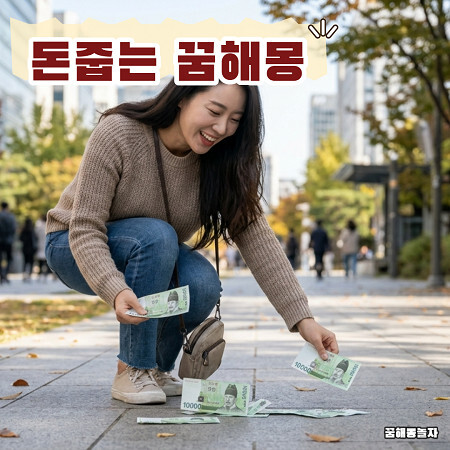 돈 줍는 꿈해몽